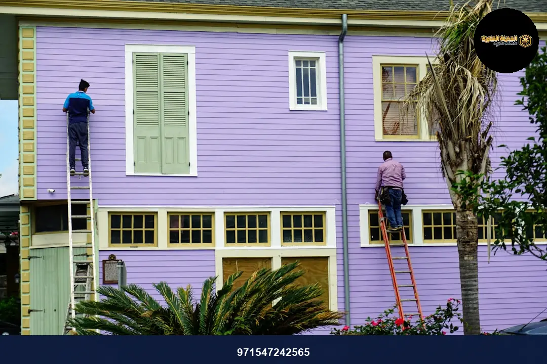 two men in ladder on wall